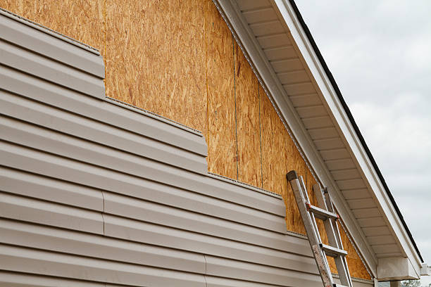 Professional Vinyl Siding technician working in Washington, WV